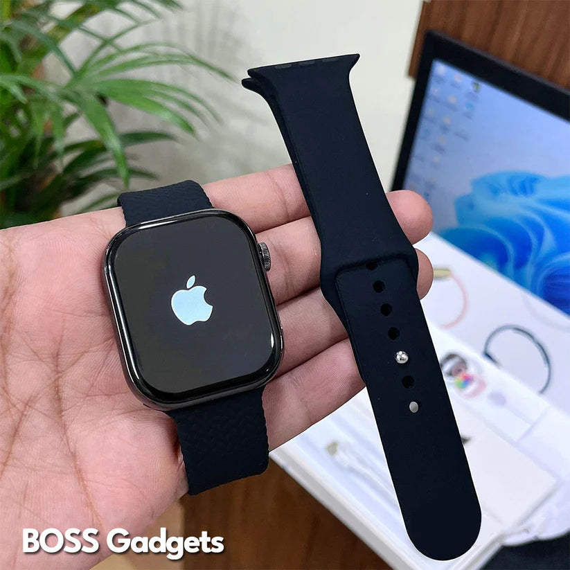 Series 10 Apple Watch With Apple Logo