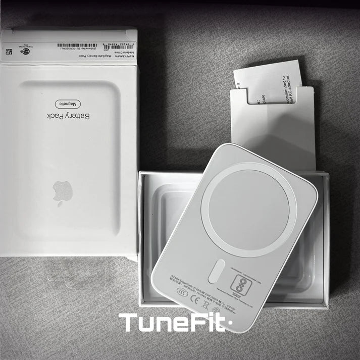 TuneFit MagSafe Battery Pack Wireless Power Bank (5000 mAH)