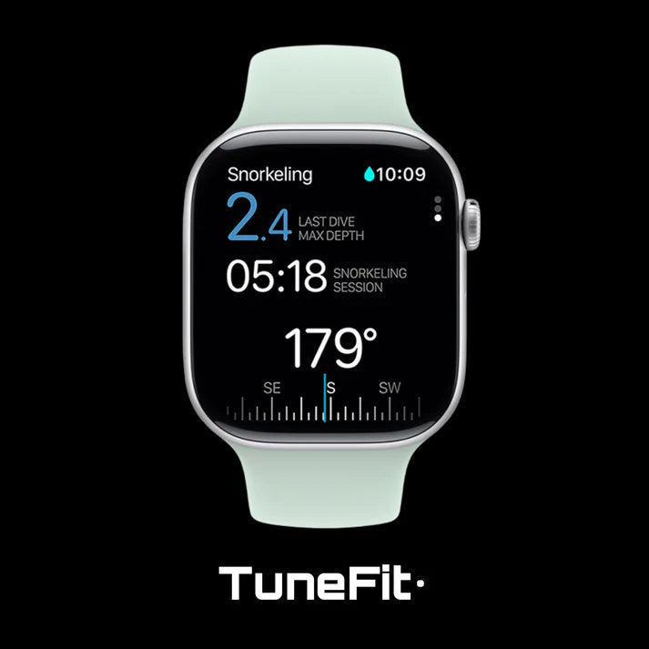 TuneFit Series 10 Smartwatch – 1.91" Full Touch Display, Bluetooth Calling, GPS, SpO2, Heart Rate Monitor, 6-Day Battery, Hassle-Free Warranty