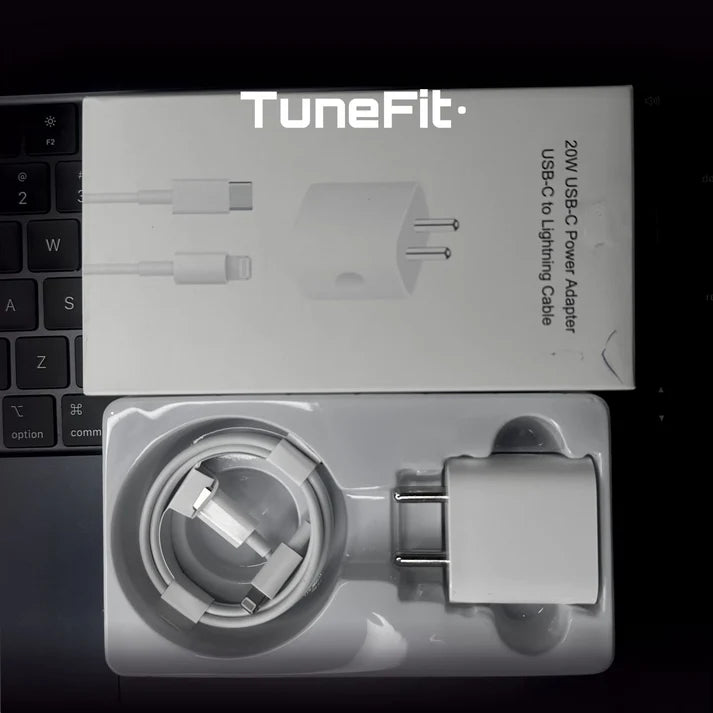 TuneFit 20W Fast Charger With Cable