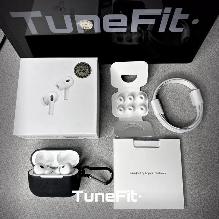 TunePods Pro (2nd Gen) – 100% ANC | Wireless Charging | Free MagSafe + Cover | 6 Months Warranty