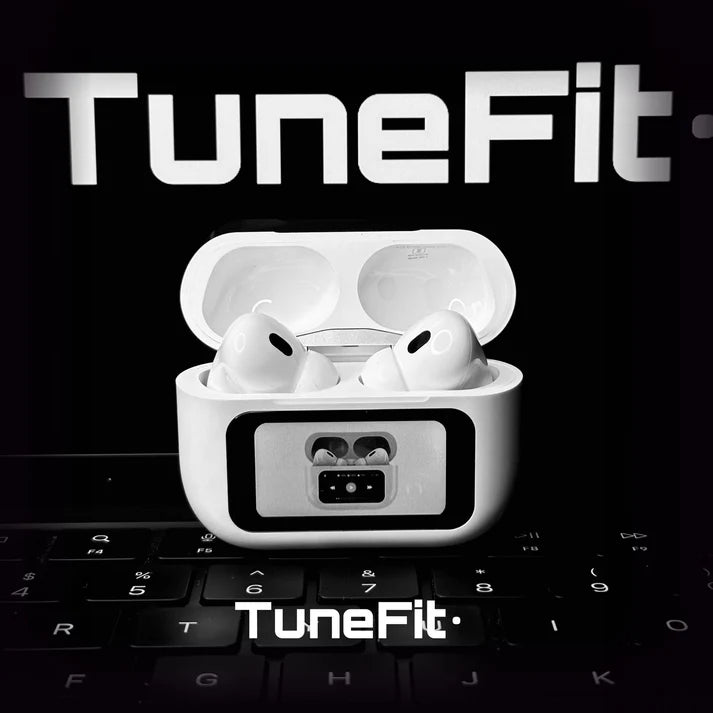 TunePods Screen 2 – Premium Wireless Earbuds with Touch Display, ANC, and GPS Tracking